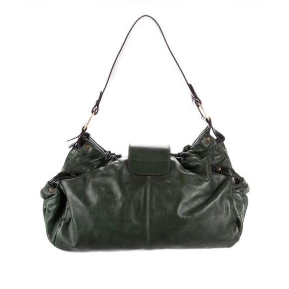 Hogan PM 15 Black Leather Side Pockets Bag - Picture 10 of 16